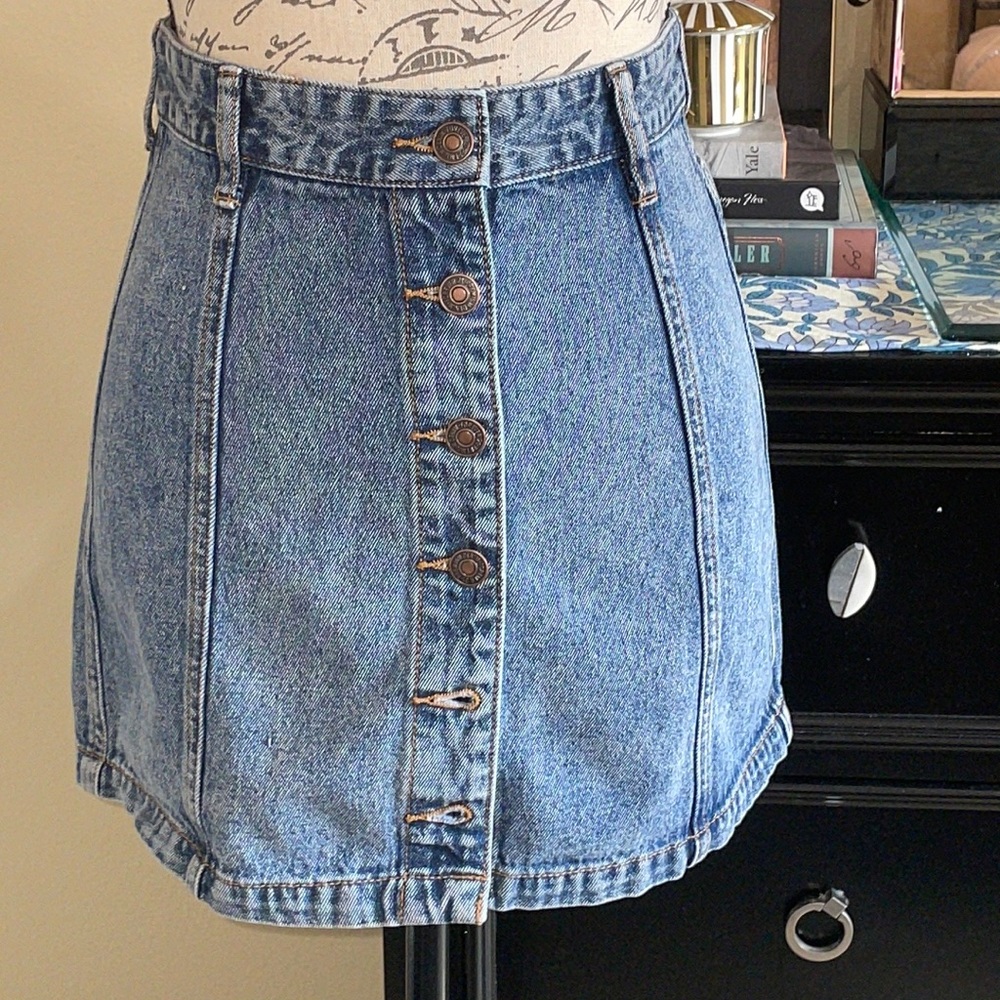 Forever 21 A-line Denim Skirt